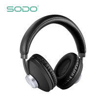 SODO 1007 Wireless Headphone Bluetooth-compatible 5.0 Stereo Headset Over-Ear Wired Wireless Headphones with Mic Support TF Card