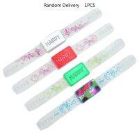 Light Up Wristband Happy Bracelet Ornament Led Glowing Hand Decor for KTV Bar Concert Festival Party Supplies new arrival