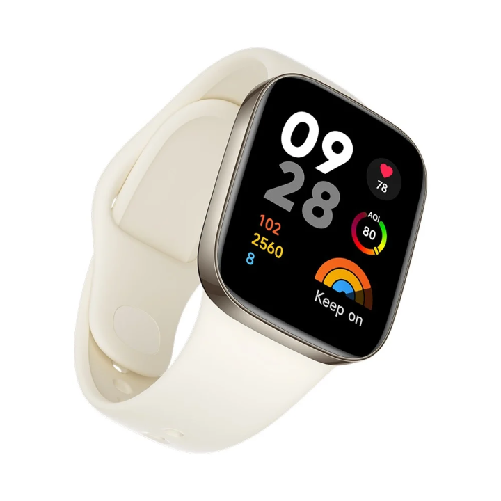 xiaomi-redmi-watch-3-44176-ivory-สมาร์ทวอทช์-จอ-amoled-สีขาวงาช้าง-ของแท้-ประกันศูนย์-1ปี-global-version