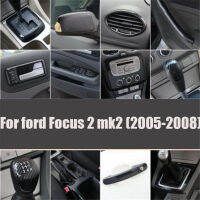 Car-Styling Accessories Air vent Gear Water Cup Holder AC Panel Interior Decorative Cover Case For Ford Focus 2 mk2 2005-2008