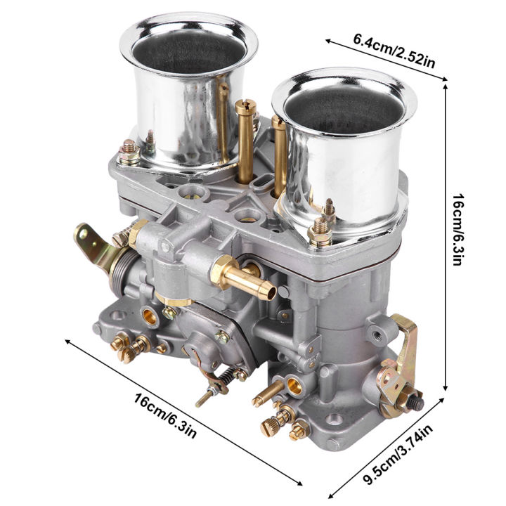 ชุดคาร์บูเรเตอร์เครื่องยนต์คาร์บูเรเตอร์คาร์บพร้อมปะเก็น2ชิ้นสำหรับด้วงแมลง-fiat-porsche-weber-40-idf