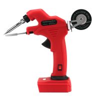 Cordless Electric Soldering Iron Kit With Ceramic Heater For Milwaukee 18V/20V Max Li-Ion Battery Soldering Gun Power Tool