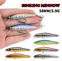 เหยื่อ ปลั๊ก Minnow 5.8cm/3.9g. เหยื่อปลอม เหยื่อตกปลากระสูบ พร้อมส่งด่วนจากไทย