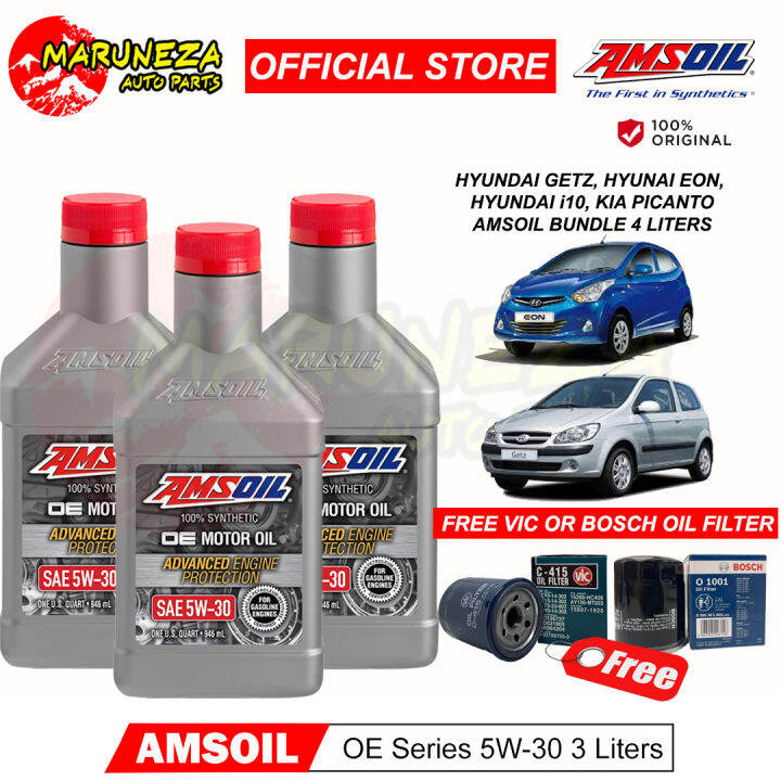 AMSOIL OE Series 5W30 Bundle (3Liters) Hyundai Getz, Eon, i10 Hyundai