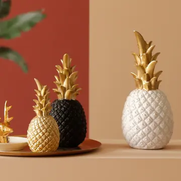 Shining Lights Modern Crystal Pineapple Ornament Handmade Fruit
