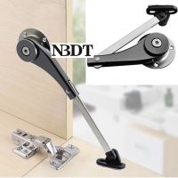 2Pcs(1Pair)/Lot Zinc Alloy Black Silver Folding Flap Drop Down Lid Stay Adjustable Furniture Cabinet Cupboard Closet Door Hardware Locks