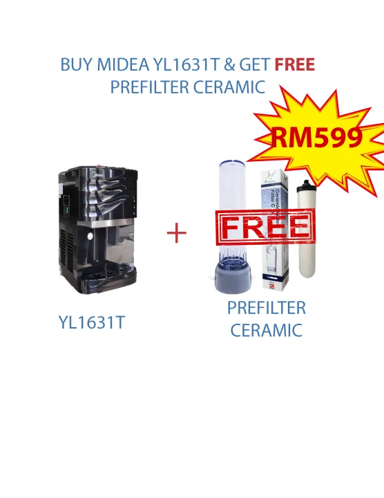 YL1631T Hot & Cold water purifier dispenser Lazada