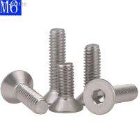 ✖☬ 6mm M6 x 1.0 304 Stainless Steel FLAT HEAD Socket Screws Bolt Countersunk DIN 7991 Hex Socket screw A2 - 70