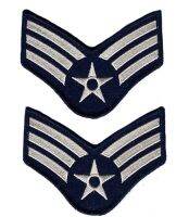 U.S. Air Force Senior Airman Patch (คู่)