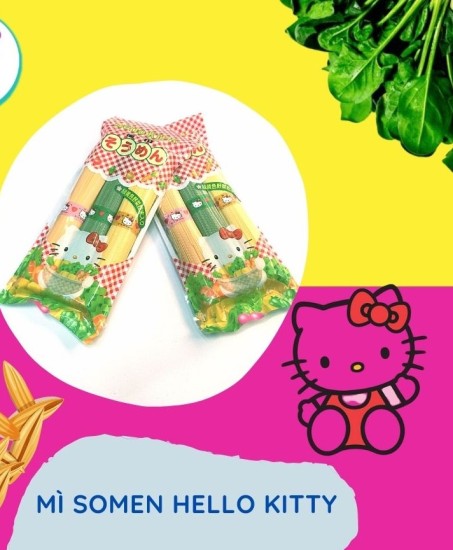 Hcm mì somen rau củ hello kitty 300g nhật cho bé - levystore - - ảnh sản phẩm 4