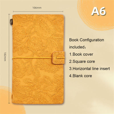 32 Sheets Notebook Journal 32 Sheets Vintage Embossed Lace A6 Morandi Diary Stationery School Supplies
