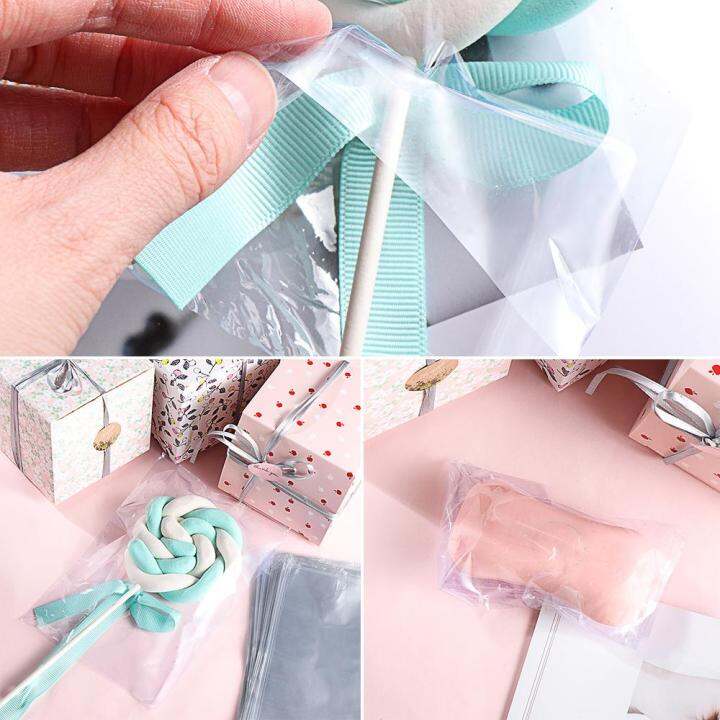 SINUATION 100pcs Clear PVC Soap Book Bath Bombs Shoe Seal Baskets