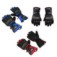 R0PRO-BIKER Cycling Auto Bail Riding Equestrian Ski Protective Gloves Built-in Lining Waterproof Windproof Anti-Warm Gloves Protective Glove Winter Blue XL