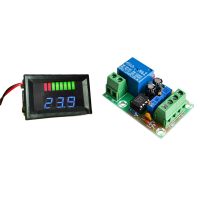 12V ACID Lead Battery Capacity Indicator Charge Level LED Tester &amp; XH-M601 12V Battery Charging Control Protection Board