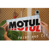 Sticker สติ๊กเกอร์ ลาย Motul งานไดคัท มีหลายสี หลายขนาดให้เลือก สติ๊กเกอร์ติดได้ทุกที่ สติ๊กเกอร์แต่งรถ แต่งมอไซค์