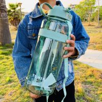 【CC】❖  Bottle Large Capacity 1L2L Super Cup Dinkware Plastic Drink Outdoor Kettle