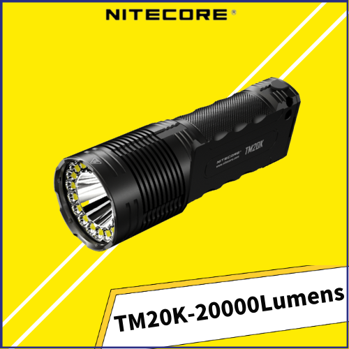 20000Lumens LED Flashlight NITECORE TM20K USB Rechargeable 19 x