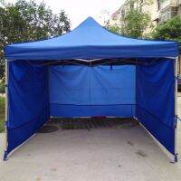 [COD] Tent cloth thickened new blue red outdoor awning surround large stalls enclosure windproof sunscreen