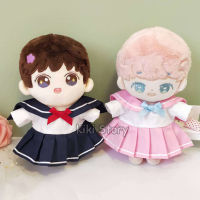 Genuine Ready to ship 20cm Jisoo Jennie Lisa Rose Doll Clothes Navy Sailor Suit Dress Dolls Accessories Birthday Gift