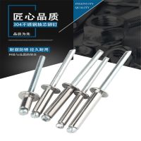 M3.2 Blind Rivets เล็บสแตนเลส Mushroon Head Break Mandrel เปิด Pop Rivet สำหรับเฟอร์นิเจอร์รถ Vis Din7337