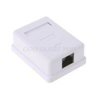 Yingke Rj45 Cat5e ผนังคูลเพลอร์ Hm-Hb01 8p8c แบบไม่หุ้มฉนวนพอร์ตเดียวที่ติดบนโต๊ะ