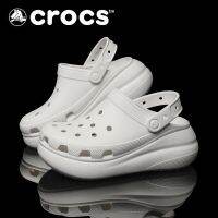 Crocs รองเท้าแตะแพลตฟอร์ม เหมาะกับเดินชายหาด แฟชั่นฤดูร้อน สไตล์คลาสสิก สําหรับผู้หญิง207521