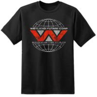 Aliens Weyland Yutani Corp DIstressed Logo T Shirts Nostromo Xenomorph M41A Movie