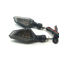 、‘【； Motorcycle LED Turn Signal Lights Universal  Blinker Lights For Harley Cruiser Honda Kawasaki BMW Yamaha  Front Rear