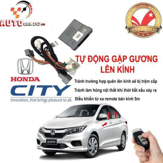 Gập gương lên xuống kính tự động honda cityjazzhrvcắm jack zin - ảnh sản phẩm 1