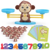 Monkey Balance Educational Math Game for Kids to Learn Counting Numbers and Basic Math, 65 Piece STEM Learning Toy