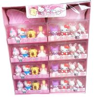 《   CYUCHEN KK 》♝◄ ○ 2/16กล่อง Sanrio ชุดยางลบ Hellokitty My Kuromi Cinnamoroll อุปกรณ์ยางลบนุ่มเครื่องเขียนนักเรียน