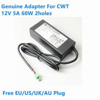 รับประกันสองปีของแท้12โวลต์5A 60วัตต์2หลุม AC Adapter สำหรับ CWT KPL 060F VI KPL 060F 2PIN Hikvision Dahua กล้องแหล่งจ่ายไฟชาร์จ