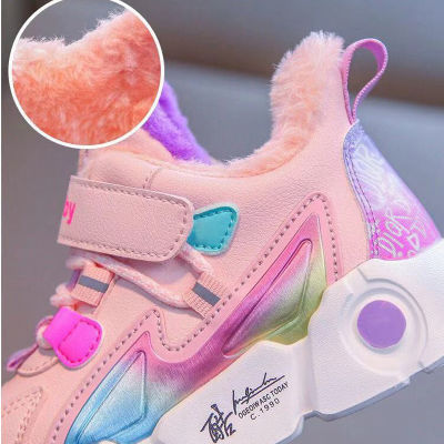 2021 Winter kids Sport Shoes For Girls Sneakers Children Shoes Boys Fashion Casual Running Leather Child Shoes for girls