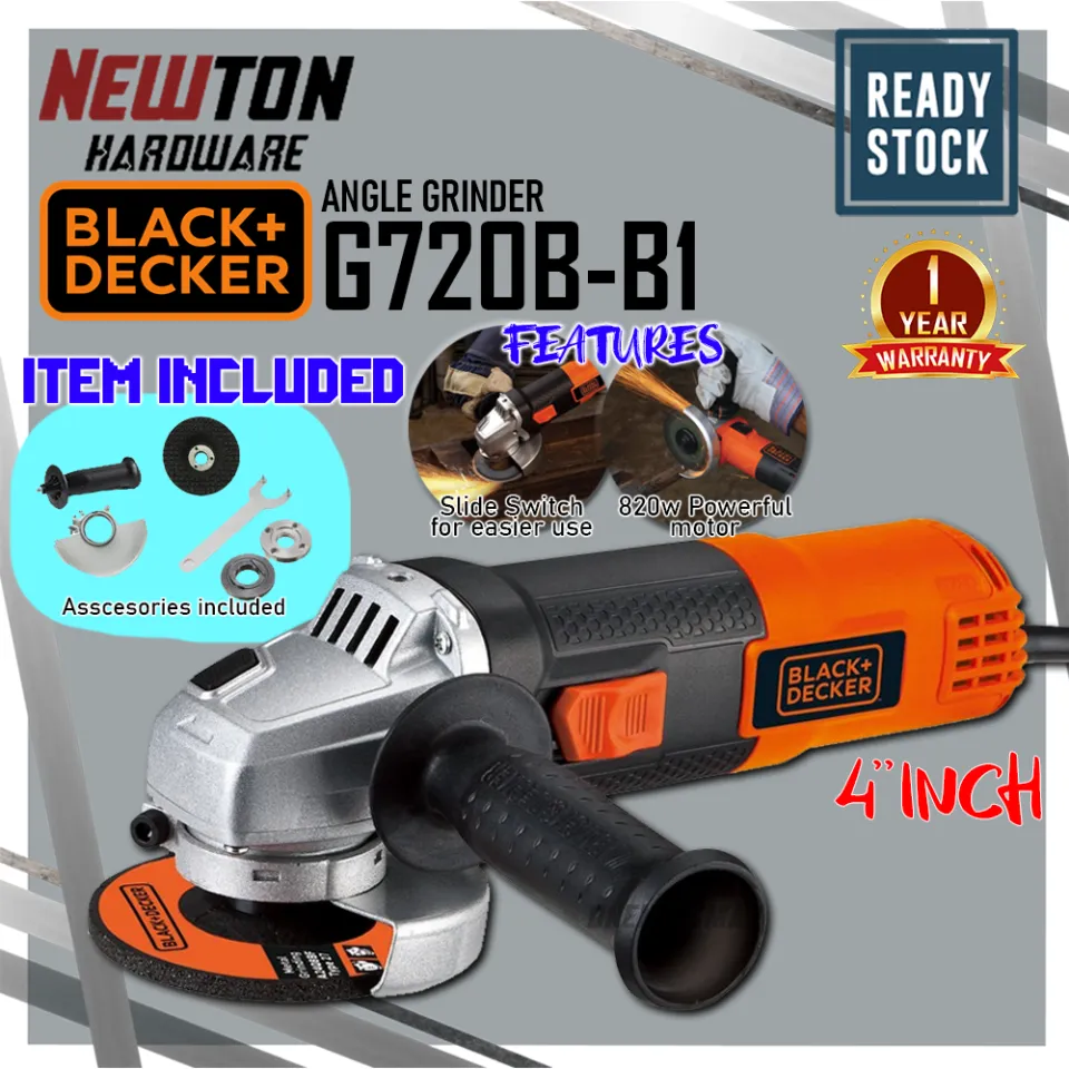 angle grinder machine black and decker BLACK+DECKER G720 820W 4