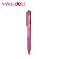 NANA ปากกาเจล ปากกาแบบกด ปากกาหมึกดำ ปากกาด้ามจับซิลิโคน ปากกาดำ 5ด้าม 10ด้าม 0.5มม. หมึกดำ ส่งแบบสุ่มสี