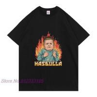 Hasbulla Fighting Meme Mini Khabib Blogger New Fashion Products In Stock Short-Sleeved Tshirt 100% Cotton Harajuku Sports Tee