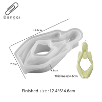 Bangqi แม่พิมพ์ซิลิโคนรูปปั้นนักคิดแนวนอร์ดิกสไตล์ยุโรปสมัยใหม่แม่พิมพ์ทำด้วยมือทำจากเรซินรูปหัตถกรรมสำหรับตกแต่งเดสก์ท็อปบ้าน