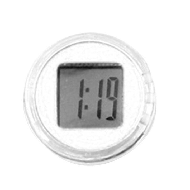 Mini Precision Motorcycle Clocks Watch Waterproof StickOn Motorbike