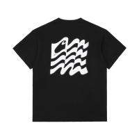 SDFDCarhar t t WIP Mens Wave Flag Print Short Sleeve T-Shirt 029011G