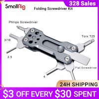 SmallRig Folding Screwdriver Kit Hunter with Screwdrivers Allen Wrenches Slotted Screwdriver And Torx T25 Driver Tools - 2495