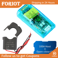 Foriot  โมดูลทดสอบแรงดันไฟฟ้ากระแสสลับ,80-260V 0-100a เครื่องทดสอบแอมป์มิเตอร์โวลต์มิเตอร์วัตต์มิเตอร์วัดกระแสไฟฟ้า Pzem-004ของแท้