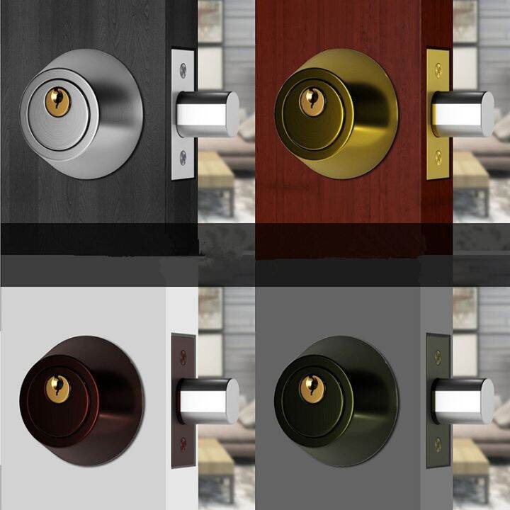 Invisible Gate Single Lock Cylinder Deadbolt Bedroom Stainless Steel
