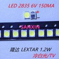 500ชิ้น2835 LEXTAR 3528 1210 6V 2W LED แบบ SMD สำหรับการซ่อมแซมไฟด้านหลังทีวีแสงไฟ LCD สีขาวเย็น