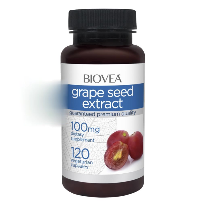 BIOVEA GRAPE SEED EXTRACT 100 mg / 120 Vegetarian Capsules