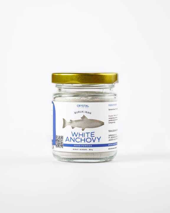 White Anchovy Food Powder (80GR) BPOM / Bubuk Ikan Teri Nasi Putih