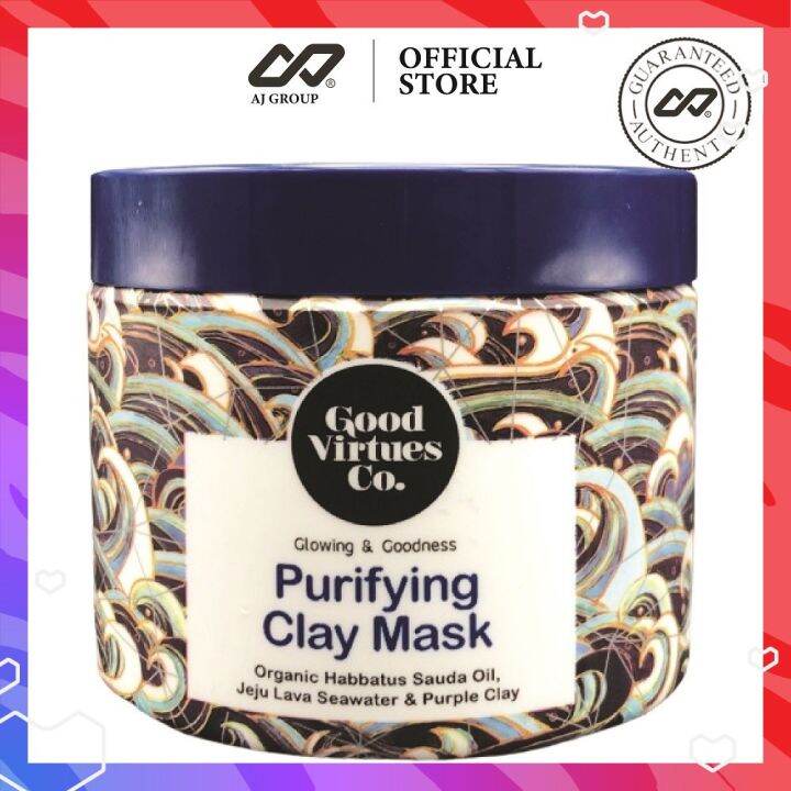 GOOD VIRTUES CO. Glowing & Goodness Purifying Clay Mask (100ml) Lazada