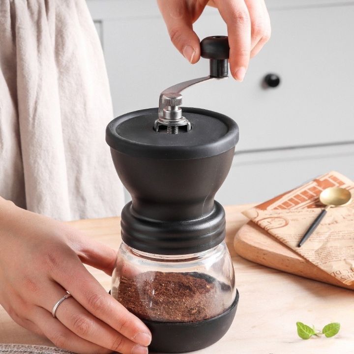 เซ็ตเครื่องบดกาแฟ-coffee-grinder-แบบมือหมุน-เครื่องบดกาแฟ-เครื่องบดเมล็ดกาแฟ-เครื่องทำกาแฟ-เครื่องบดกาแฟด้วยมือ-เซ็ตปั่นกาแฟ-ที่บดกาแฟ