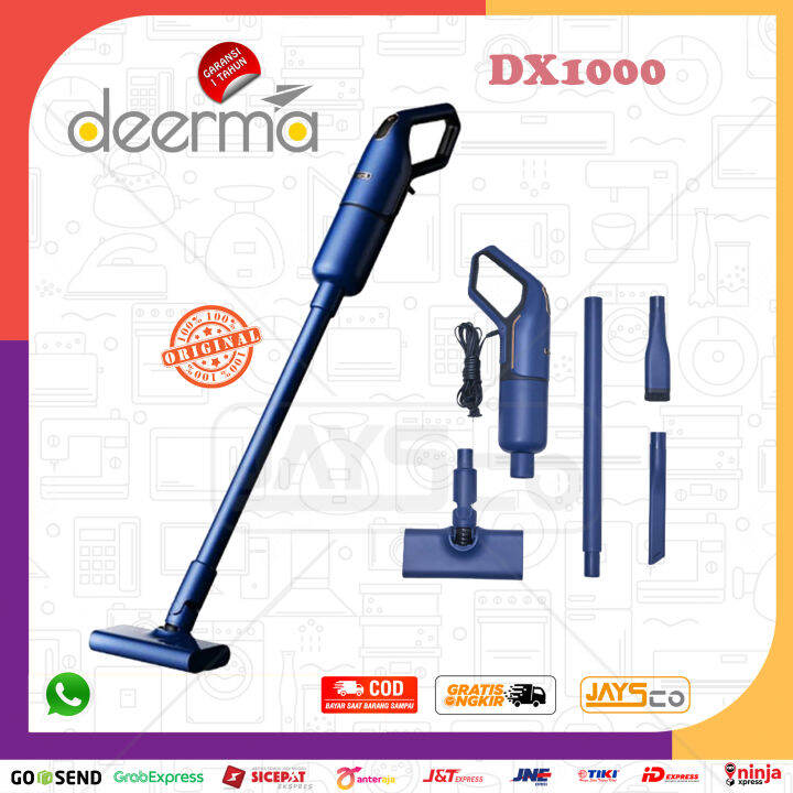 Deerma DX1000 Portable Vacuum Cleaner Penghisap Debu Lazada Indonesia