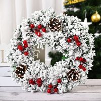 【YP】 Door Wreath Decoration Pumpkin Cone Artificial Rattan Material