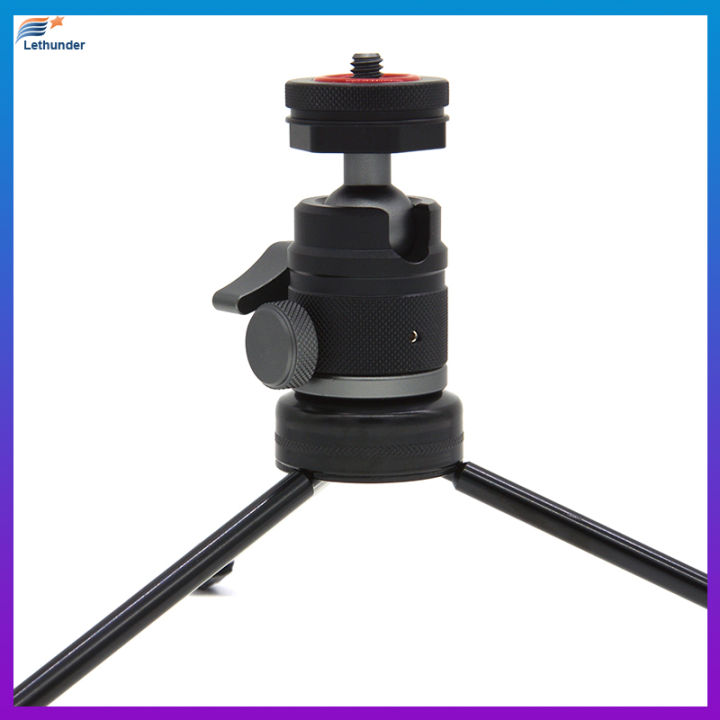 vlogger-universal-tripod-head-ball-with-cold-shoe-mount-for-led-light-mic-quick-instal-ball-head-dslr-camera-head